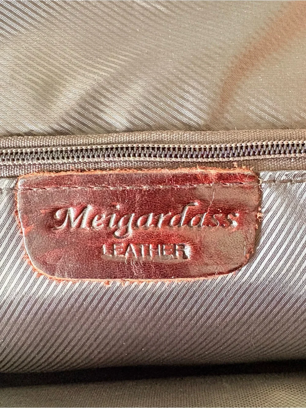 Meigardass Brown Leather Crossbody Travel Bag Sling Messenger Bag Men Women 9x6”